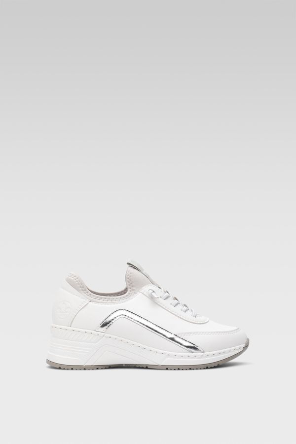 Rieker Половинки обувки Rieker Бял