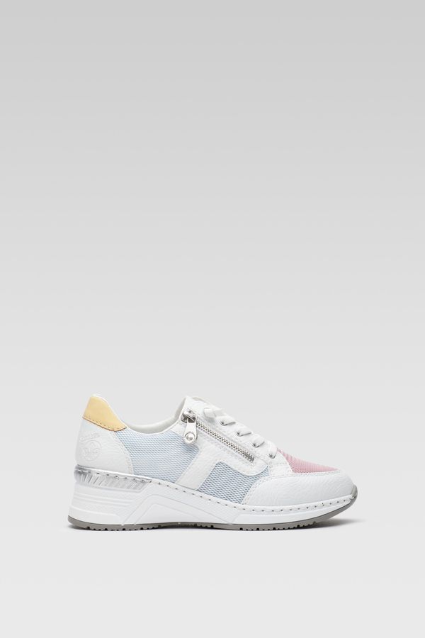 Rieker Половинки обувки Rieker Бял