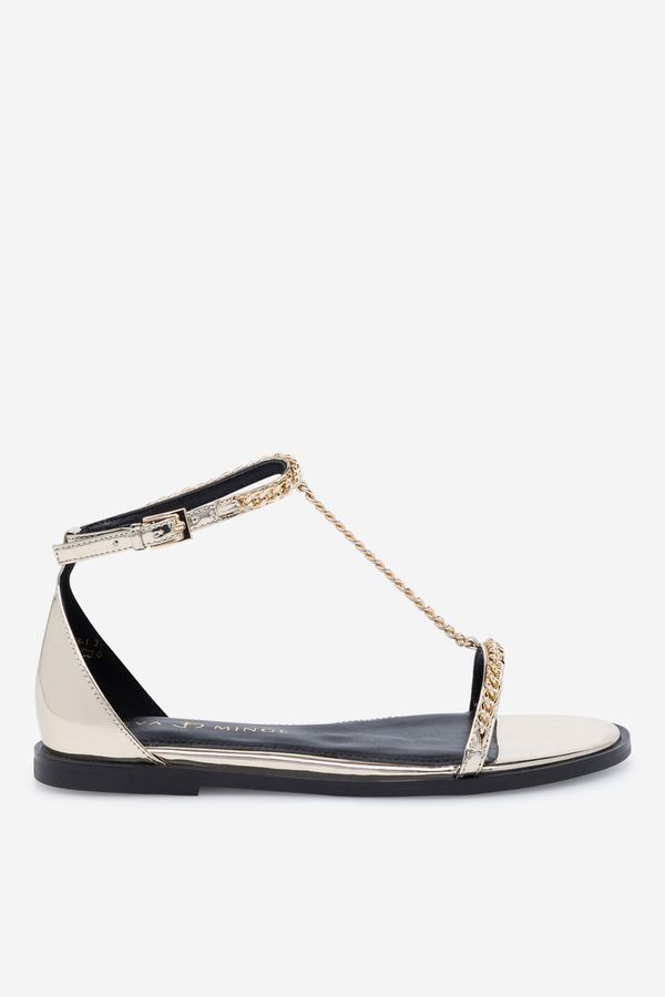 EVA MINGE Сандали EVA MINGE ЗЛАТИСТ