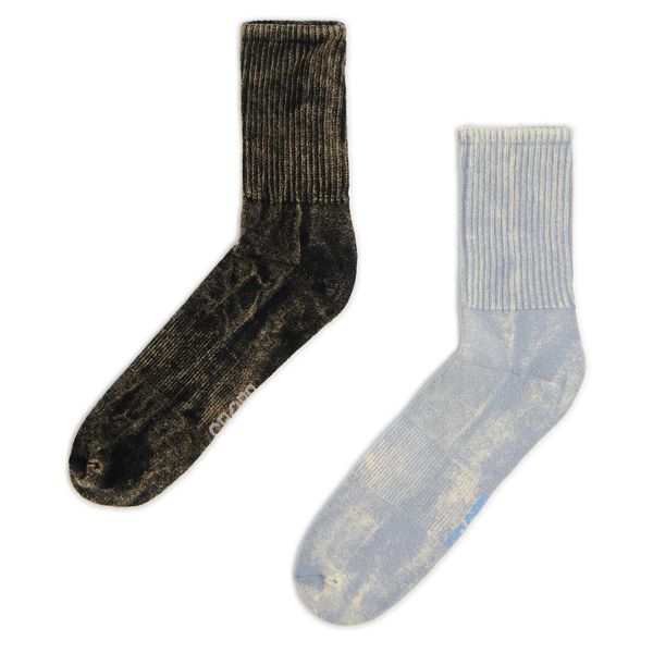 Cropp Cropp - 2 чифта чорапи - черeн