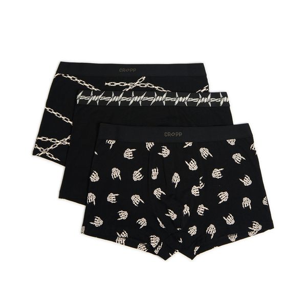 Cropp Cropp - 3 броя боксерки - черeн