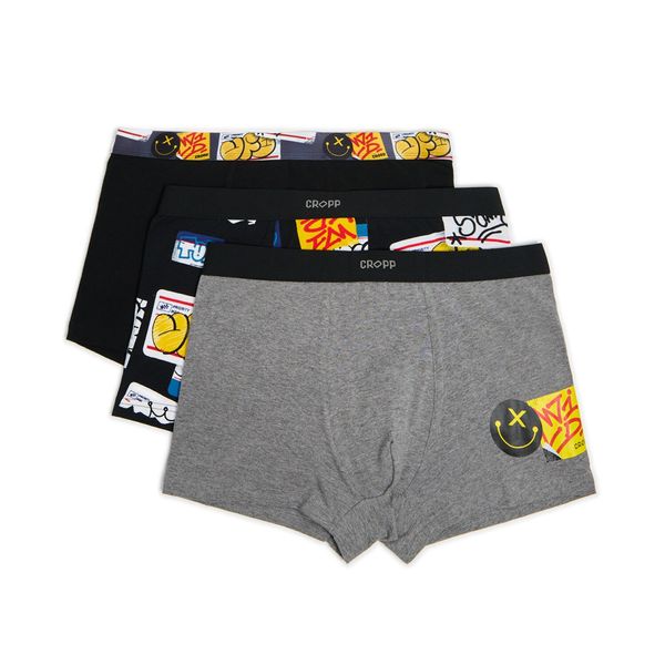 Cropp Cropp - 3 броя боксерки - черeн