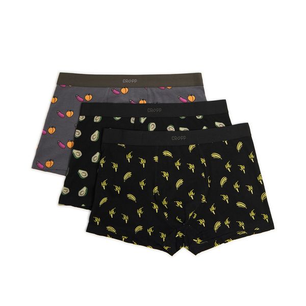 Cropp Cropp - 3 броя боксерки - тъмносиво
