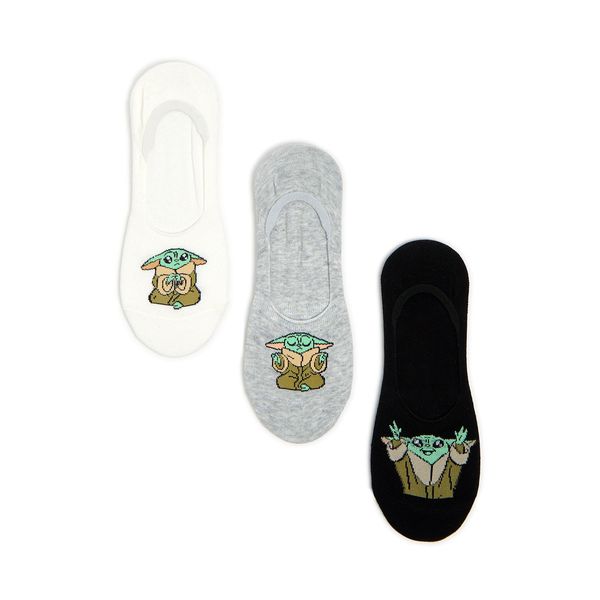 Cropp Cropp - 3 чифта чорапи без конч Baby Yoda - многоцветен