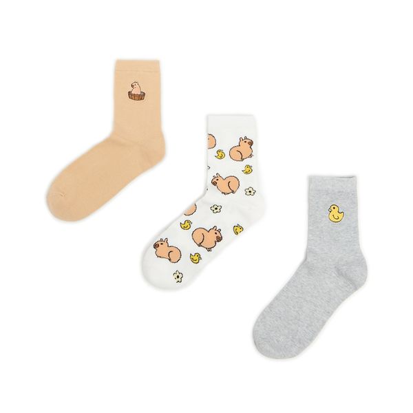 Cropp Cropp - 3 чифта чорапи - многоцветен