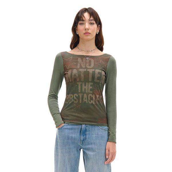 Cropp Cropp - Блуза с щампа - многоцветен