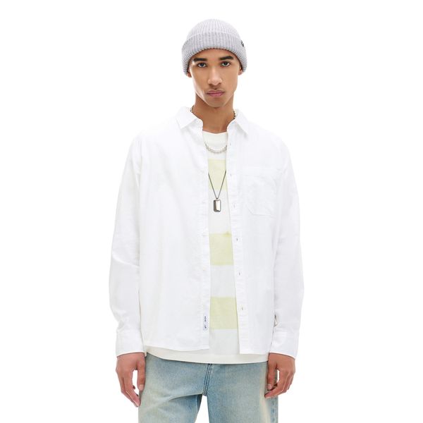 Cropp Cropp - Бяла риза - бял