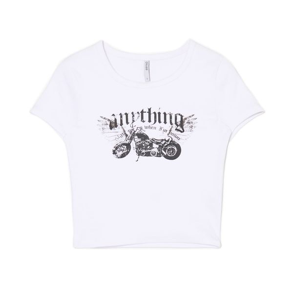 Cropp Cropp - Бяла тениска - бял