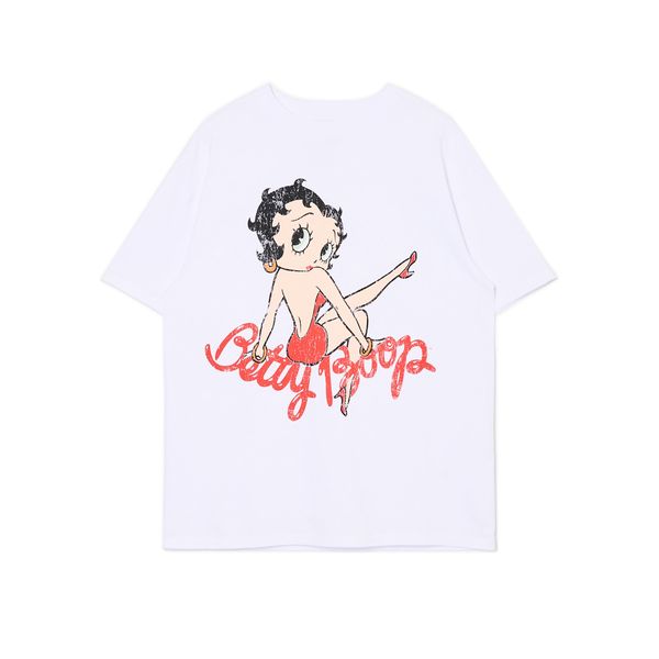 Cropp Cropp - Бяла тениска с принт Betty Boop - бял