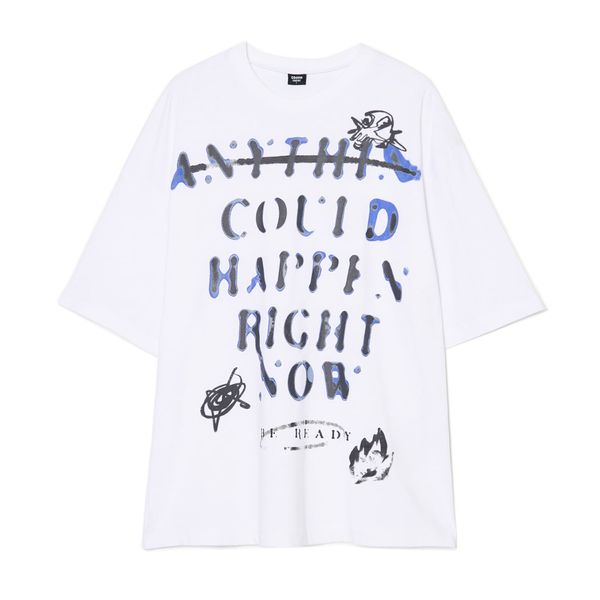 Cropp Cropp - Бяла тениска с принт - бял