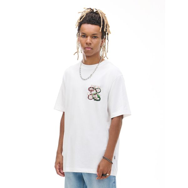 Cropp Cropp - Бяла тениска с принт - бял