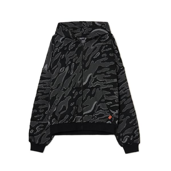 Cropp Cropp - Черен суитшърт с качулка - черeн