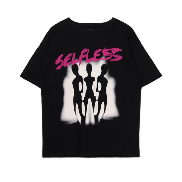 Cropp Cropp - Черна тениска с принт - черeн