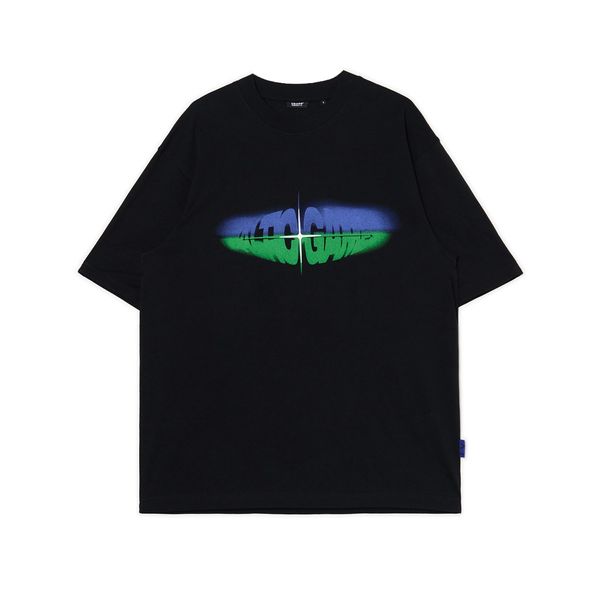 Cropp Cropp - Черна тениска с принт - черeн