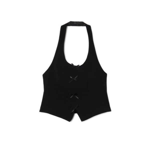 Cropp Cropp - Черна жилетка - черeн