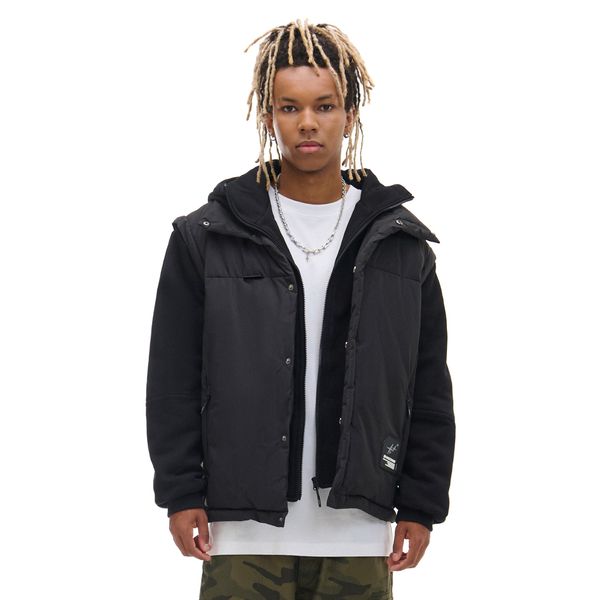 Cropp Cropp - Черно яке с качулка - черeн