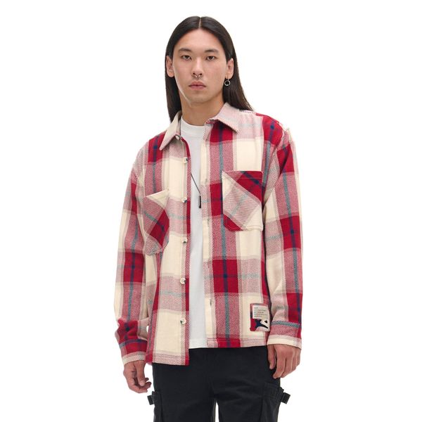 Cropp Cropp - Червена карирана риза - червeн