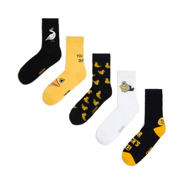 Cropp Cropp - Чорапи, 5 чифта3 - жълт