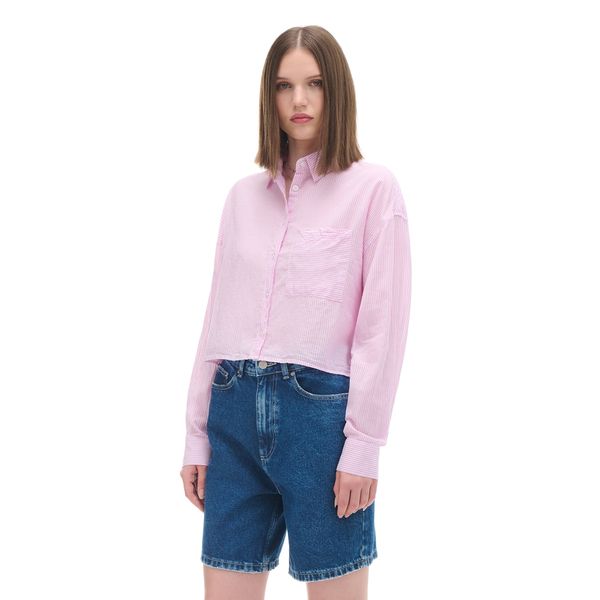 Cropp Cropp - Дамска риза - пастелнорозово