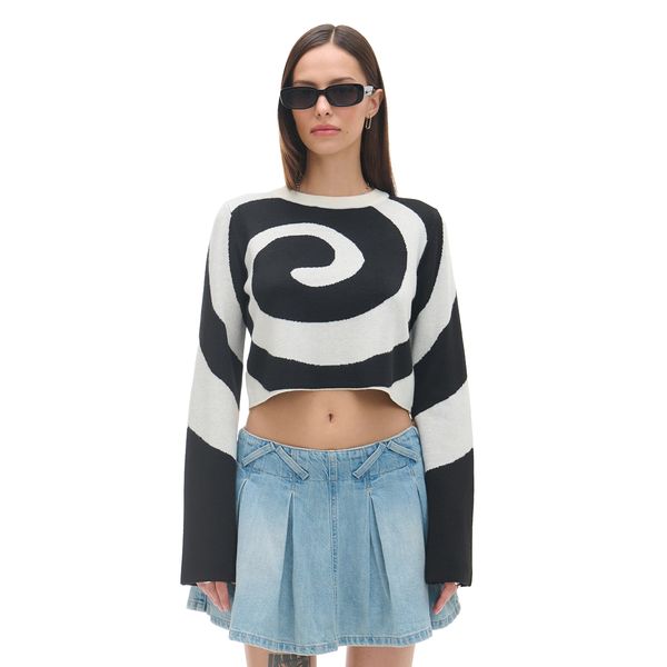 Cropp Cropp - Дамски пуловер - кремаво