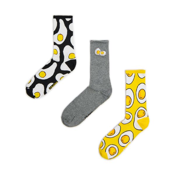 Cropp Cropp - Дълги чорапи 3 чифта - жълт