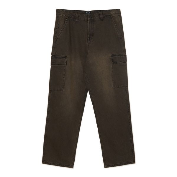 Cropp Cropp - Дънки baggy - пепелнокафяви дънки