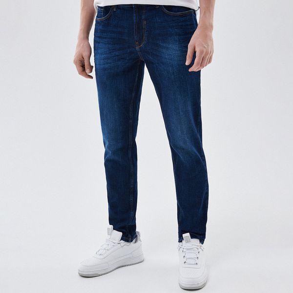 Cropp Cropp - Дънки slim - тъмносин