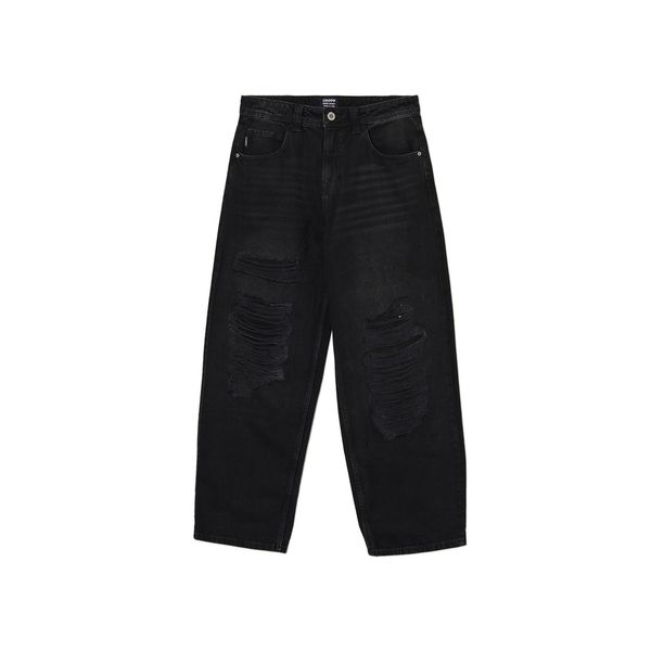 Cropp Cropp - Дънки super baggy - черeн