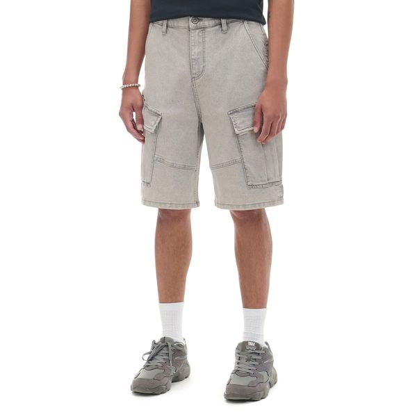 Cropp Cropp - Дънкови къси панталони - Светло сиво