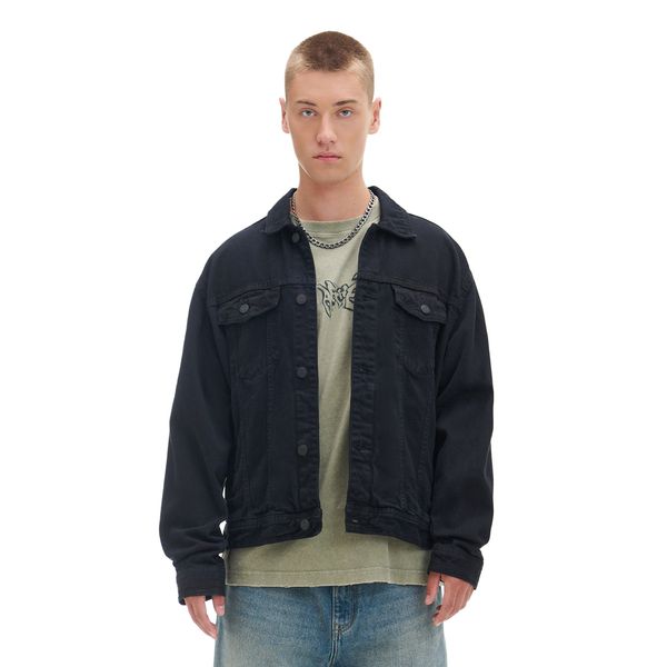 Cropp Cropp - Дънково яке - черeн