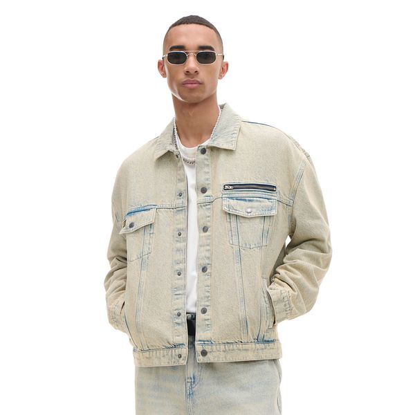 Cropp Cropp - Дънково яке - Светло сиво