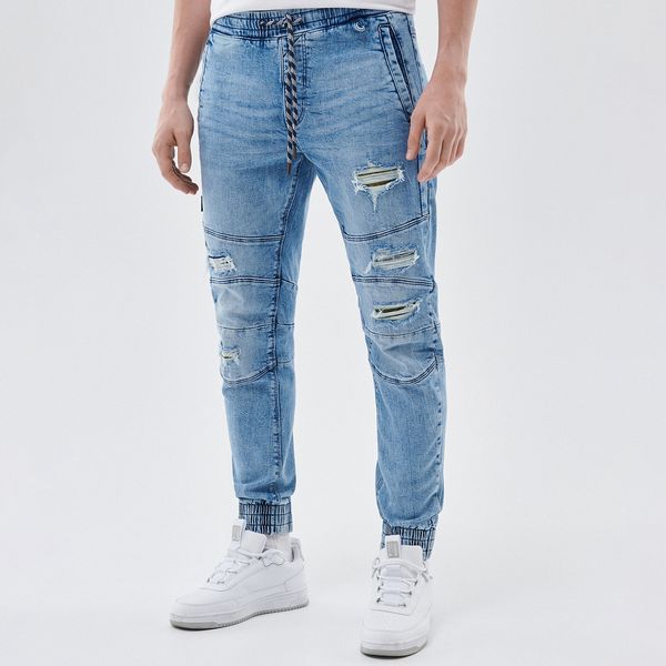 Cropp Cropp - Джогър дънки - cин