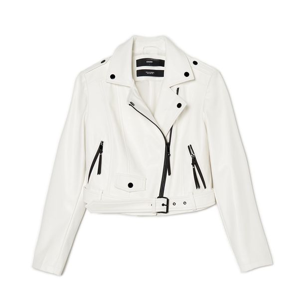 Cropp Cropp - Faux leather jacket - бял