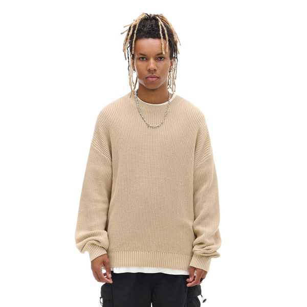 Cropp Cropp - Изчистен пуловер - бежово