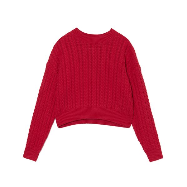 Cropp Cropp - Изчистен пуловер - червeн