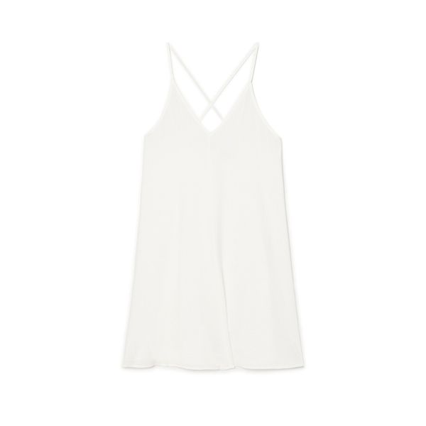 Cropp Cropp - Изчистена мини рокля - бял