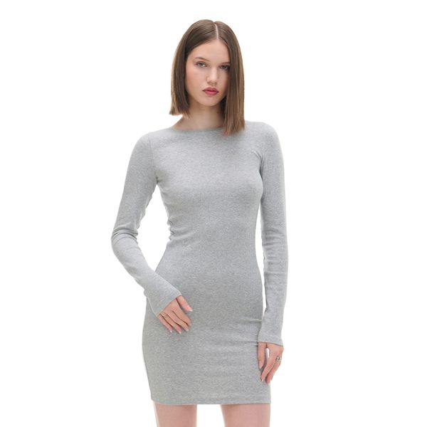 Cropp Cropp - Изчистена мини рокля - Светло сиво