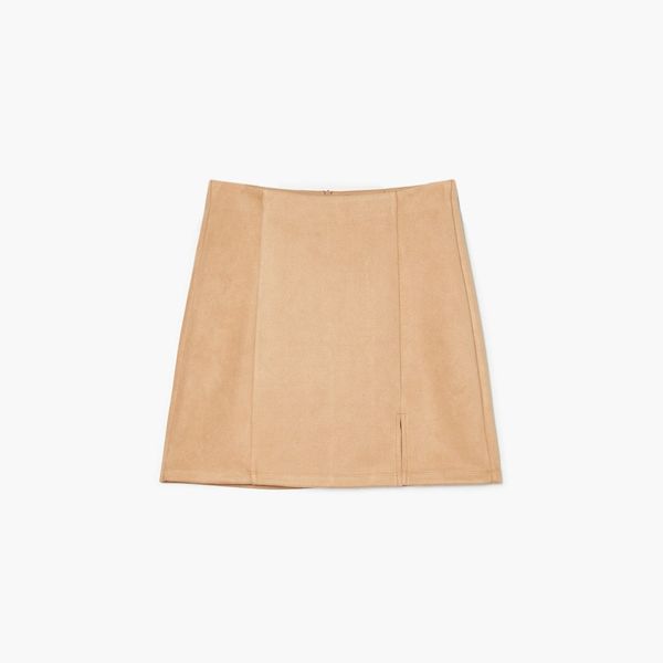 Cropp Cropp - Изчистена пола - бежово