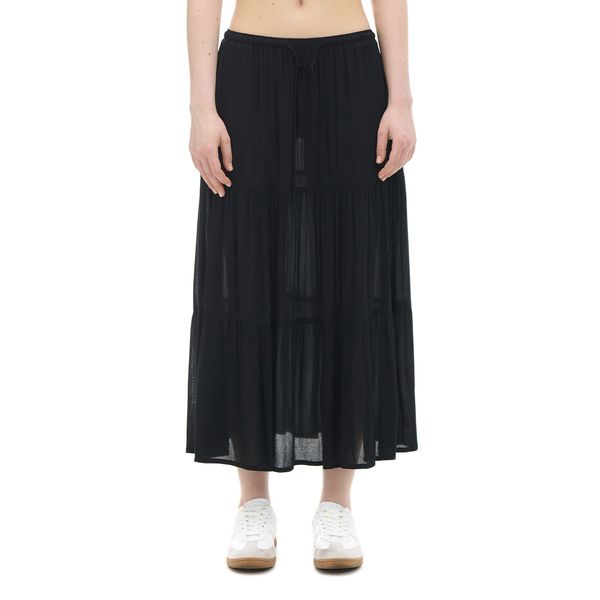 Cropp Cropp - Изчистена пола - черeн