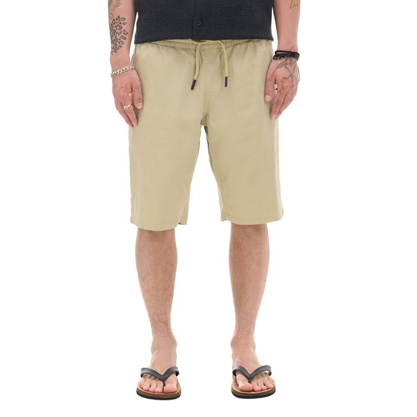 Cropp Cropp - Изчистени къси панталони - бежово