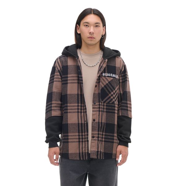 Cropp Cropp - Карирана риза - бежово