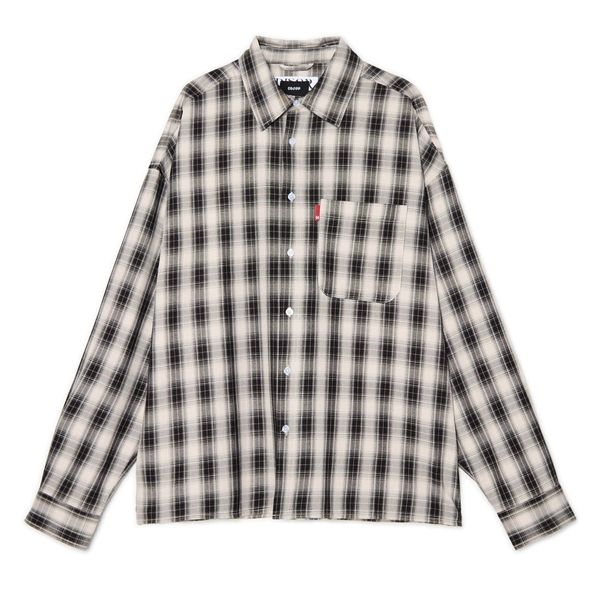 Cropp Cropp - Карирана риза - черeн