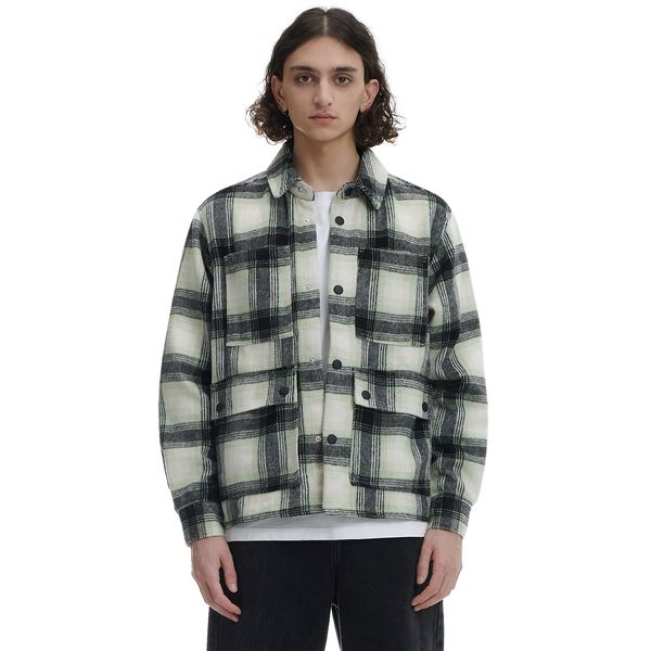 Cropp Cropp - Карирана риза - кремаво