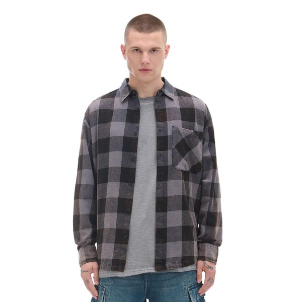 Cropp Cropp - Карирана риза - нави