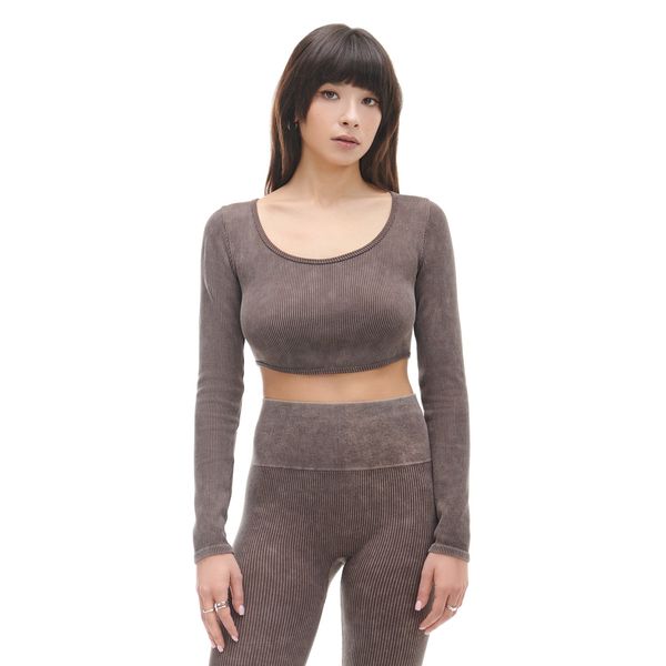 Cropp Cropp - Коледна блуза - тъмнокафяво