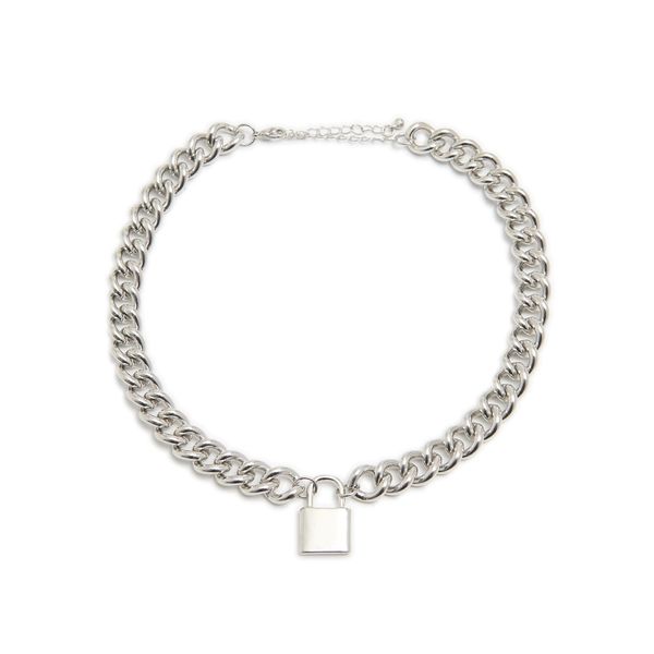 Cropp Cropp - Колие - сребърен