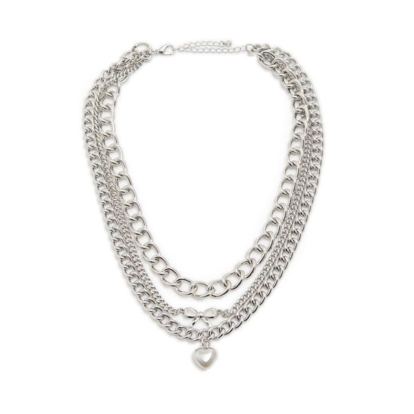 Cropp Cropp - Колие - сребърен