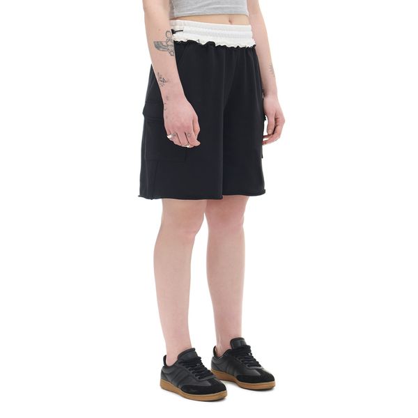 Cropp Cropp - къси панталонки - черeн