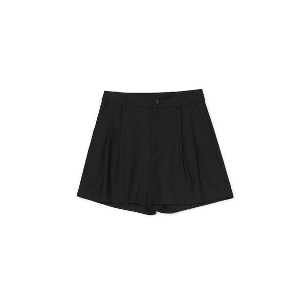 Cropp Cropp - къси панталонки - черeн