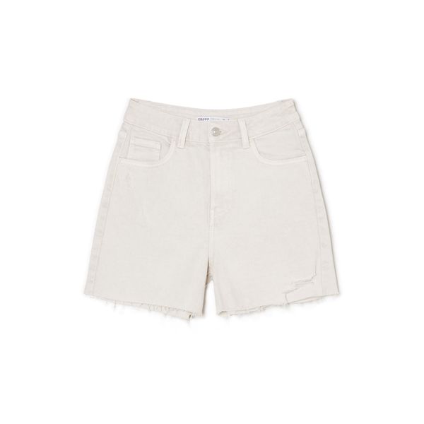 Cropp Cropp - къси панталонки - дънки в телесен цвят